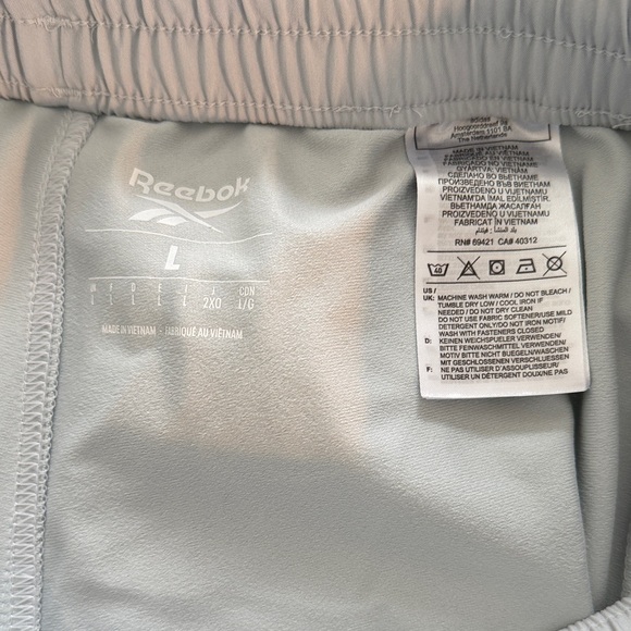 Reebok Light Gray Joggers with Black Accents - Picture 2 of 4